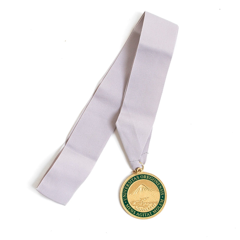 Oregon Seal, Honor Medallion, Metal, Grad, Latin Honors, Medallion, 116869, Silver